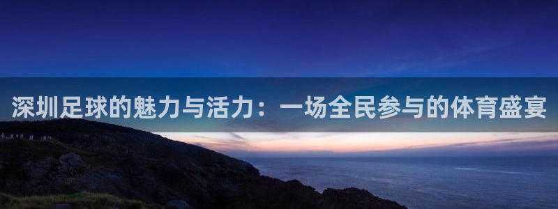 深圳足球的魅力与活力：一场全民参与的