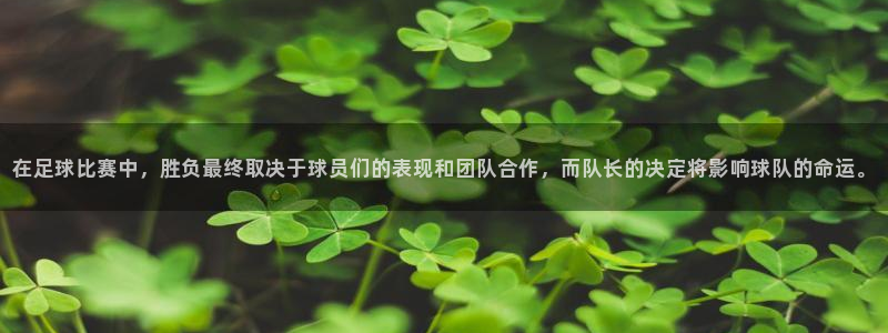 在足球比赛中，胜负最终取决于球员们的